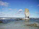 Formacje skalne na malowniczych wybrzeżach Visby. Gotlandia